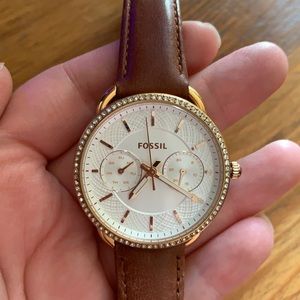 Fossil Taylor multifunction Leather Watch